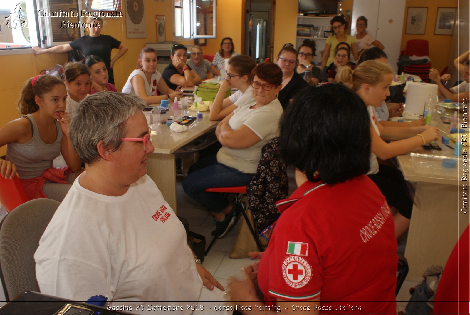 Gassino 23 Settembre 2018 - Corso Face Painting - Croce Rossa Italiana- Comitato Regionale del Piemonte