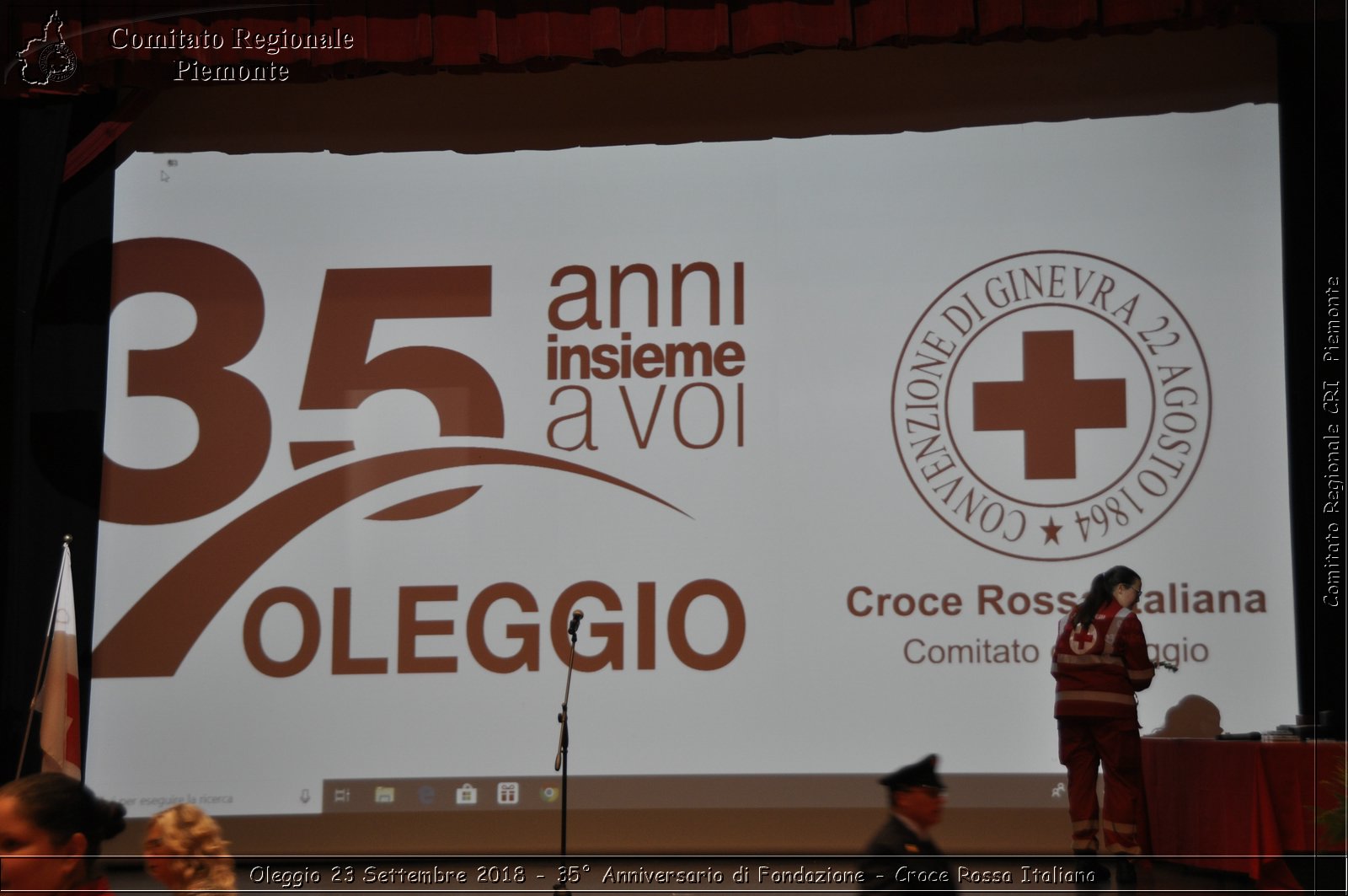 Oleggio 23 Settembre 2018 - 35 Anniversario di Fondazione - Croce Rossa Italiana- Comitato Regionale del Piemonte