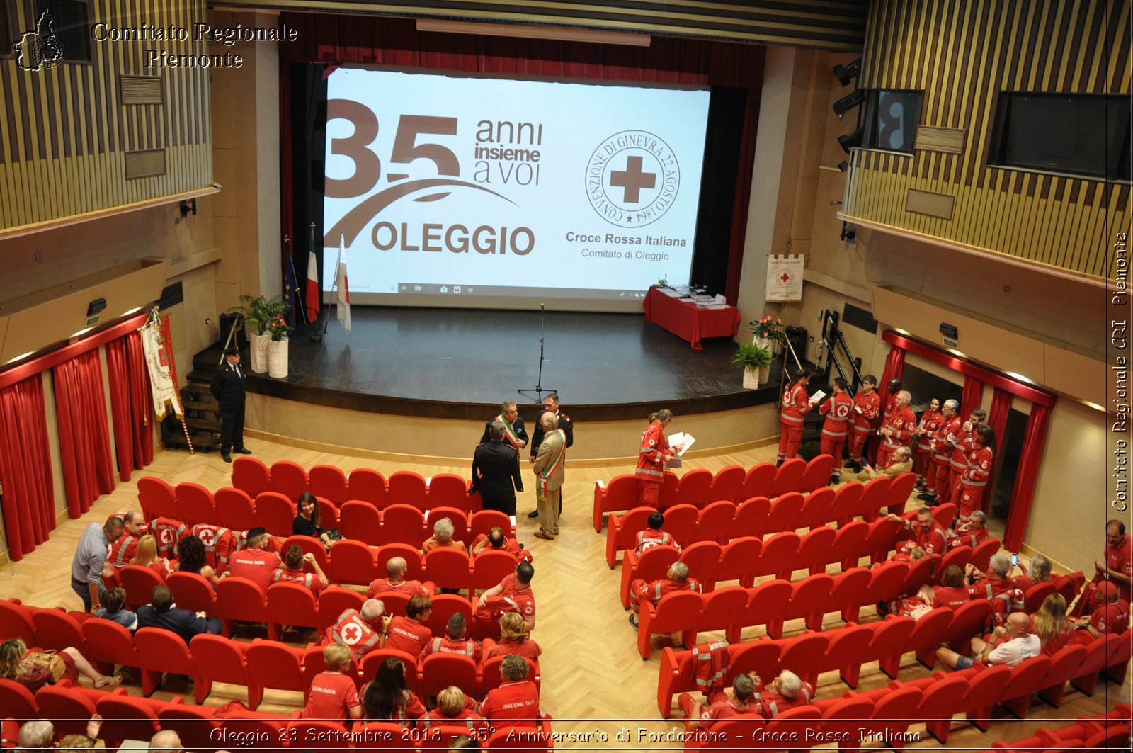 Oleggio 23 Settembre 2018 - 35 Anniversario di Fondazione - Croce Rossa Italiana- Comitato Regionale del Piemonte