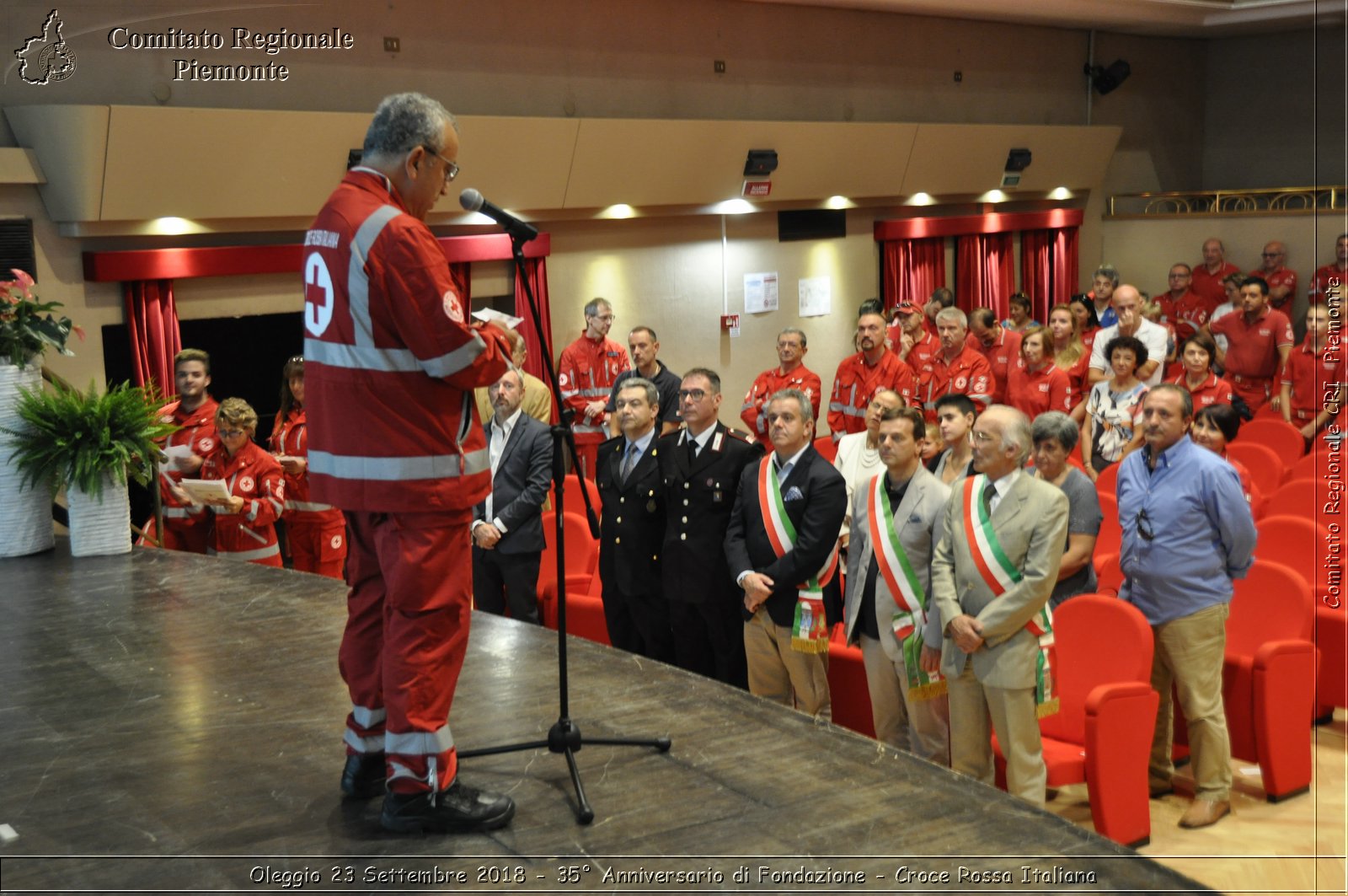 Oleggio 23 Settembre 2018 - 35 Anniversario di Fondazione - Croce Rossa Italiana- Comitato Regionale del Piemonte