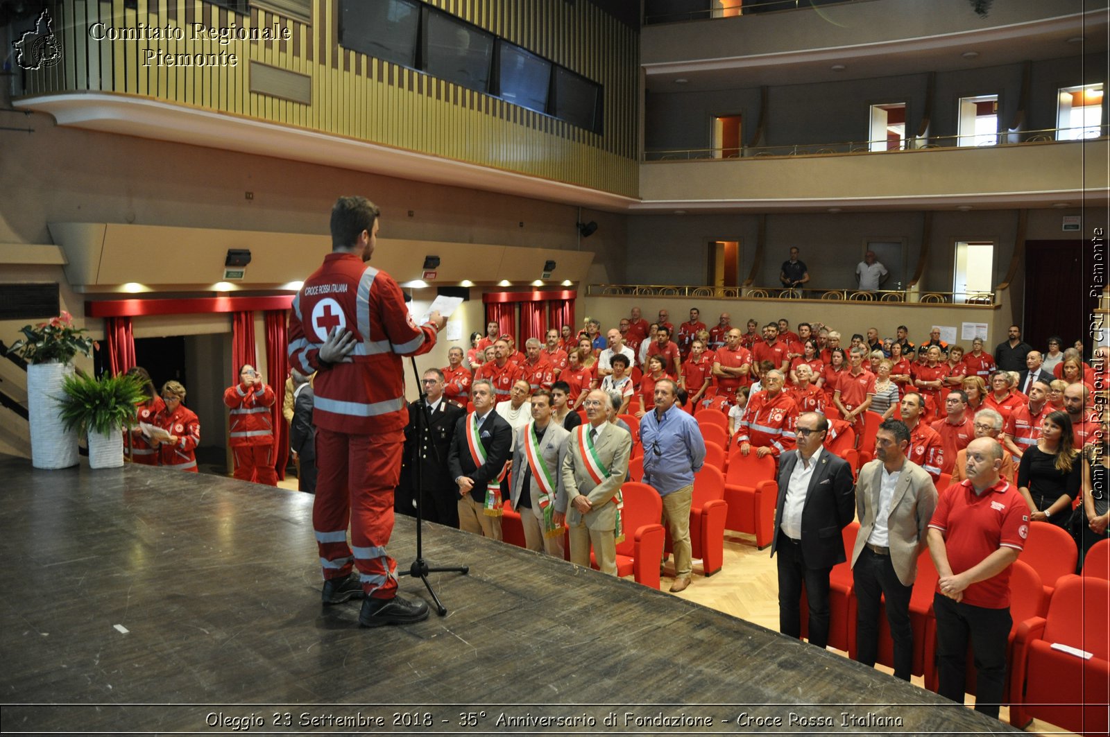 Oleggio 23 Settembre 2018 - 35 Anniversario di Fondazione - Croce Rossa Italiana- Comitato Regionale del Piemonte