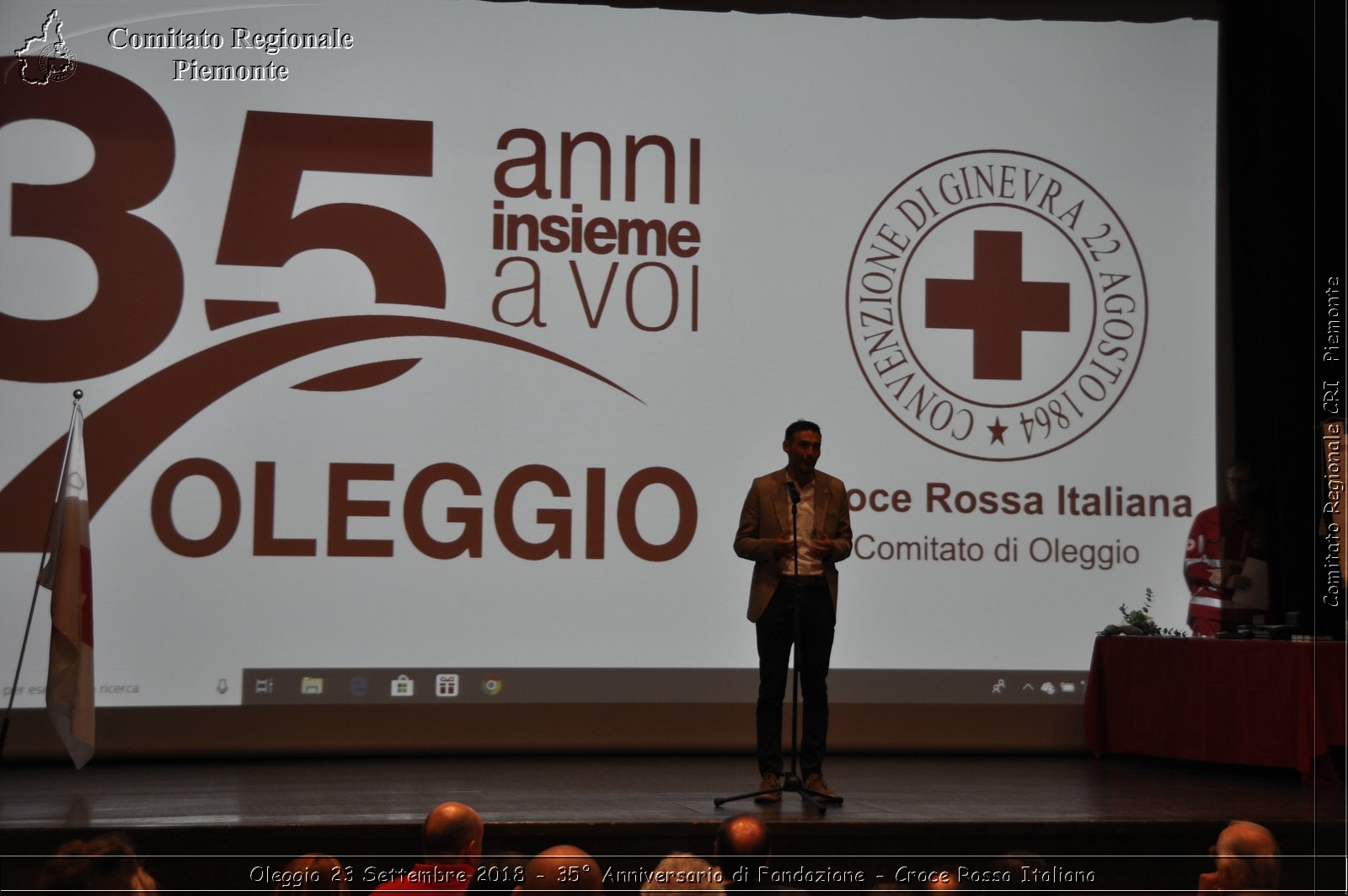 Oleggio 23 Settembre 2018 - 35 Anniversario di Fondazione - Croce Rossa Italiana- Comitato Regionale del Piemonte