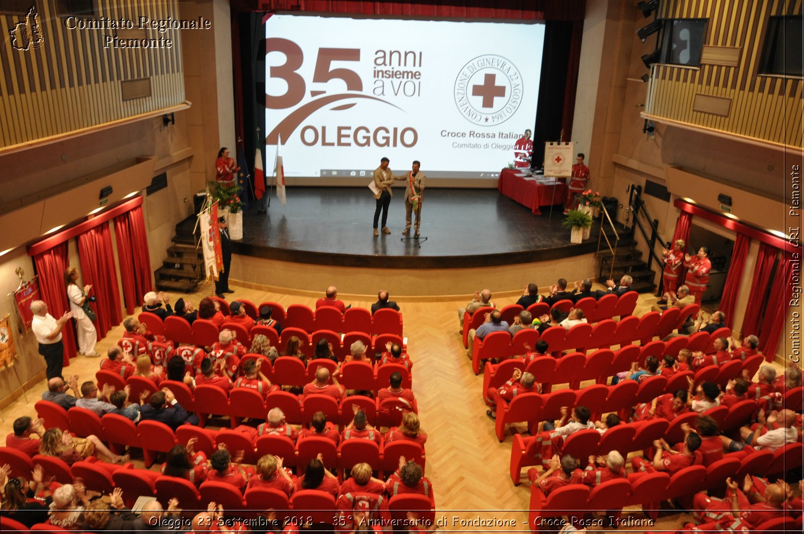 Oleggio 23 Settembre 2018 - 35 Anniversario di Fondazione - Croce Rossa Italiana- Comitato Regionale del Piemonte