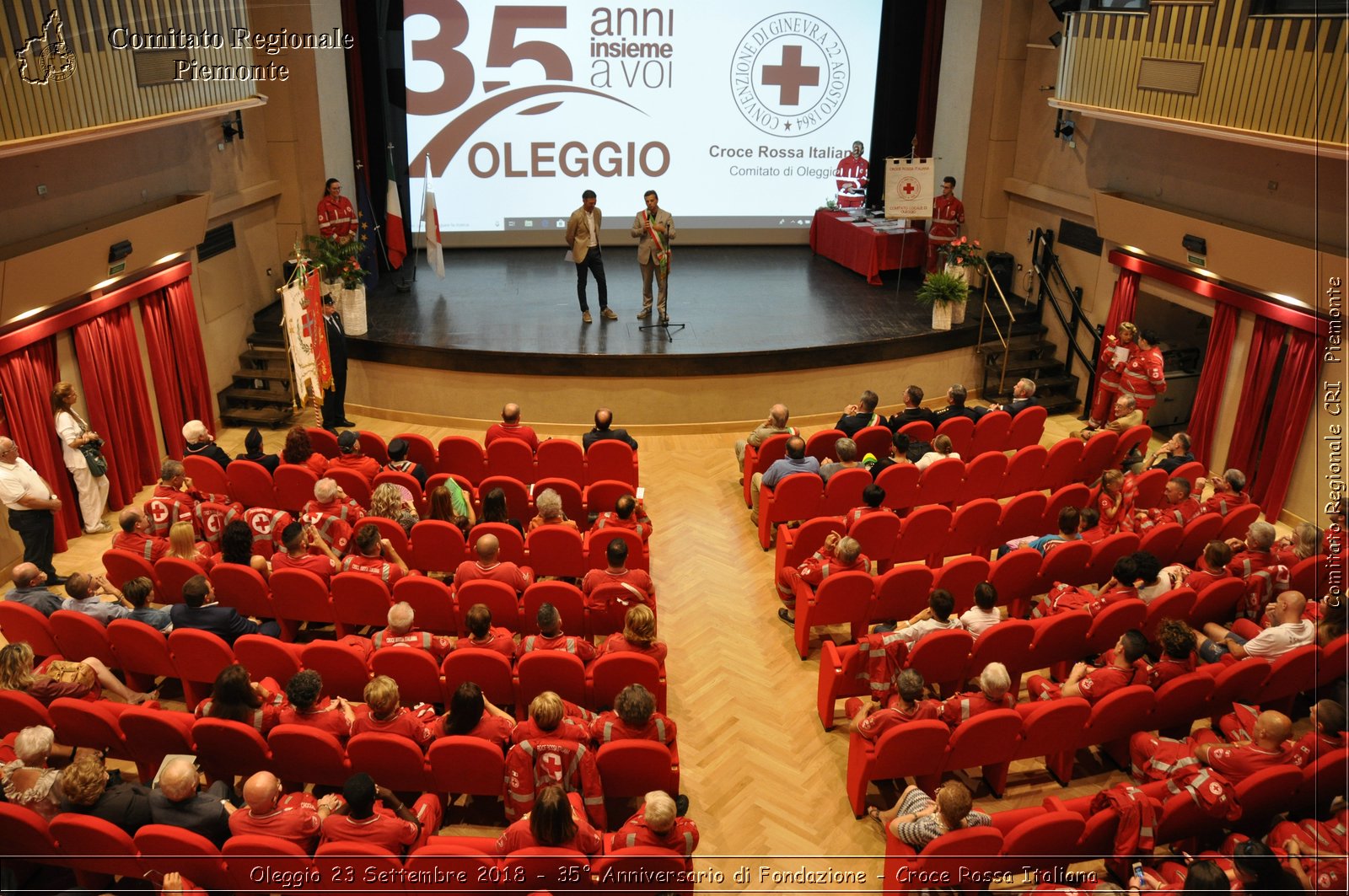 Oleggio 23 Settembre 2018 - 35 Anniversario di Fondazione - Croce Rossa Italiana- Comitato Regionale del Piemonte