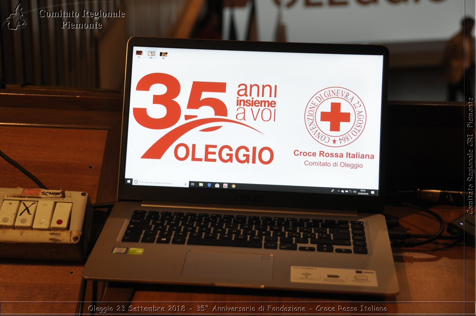 Oleggio 23 Settembre 2018 - 35 Anniversario di Fondazione - Croce Rossa Italiana- Comitato Regionale del Piemonte