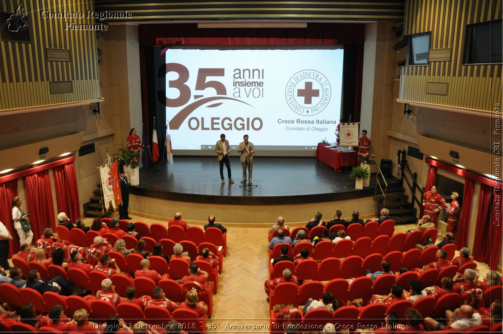 Oleggio 23 Settembre 2018 - 35 Anniversario di Fondazione - Croce Rossa Italiana- Comitato Regionale del Piemonte