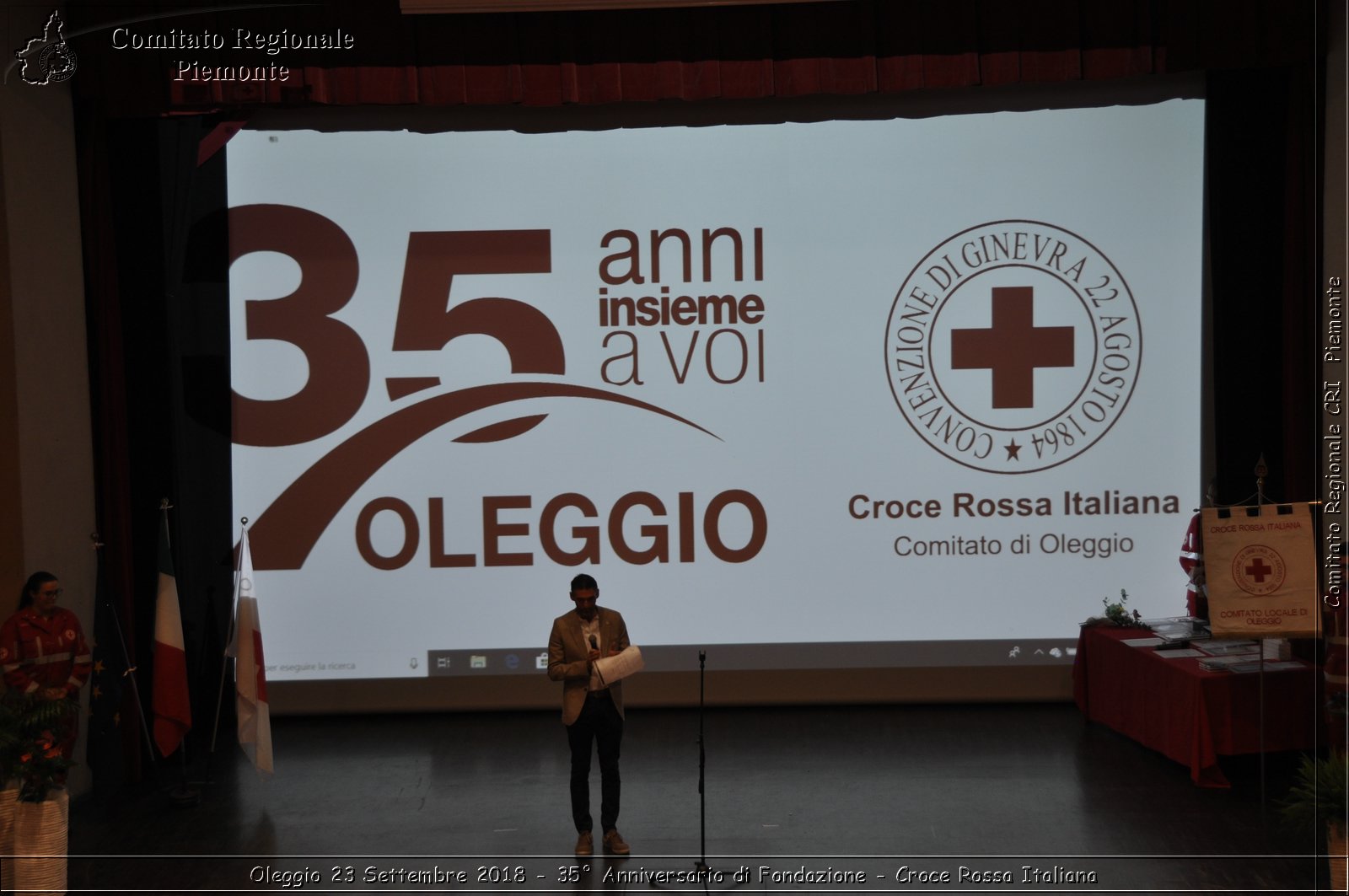 Oleggio 23 Settembre 2018 - 35 Anniversario di Fondazione - Croce Rossa Italiana- Comitato Regionale del Piemonte