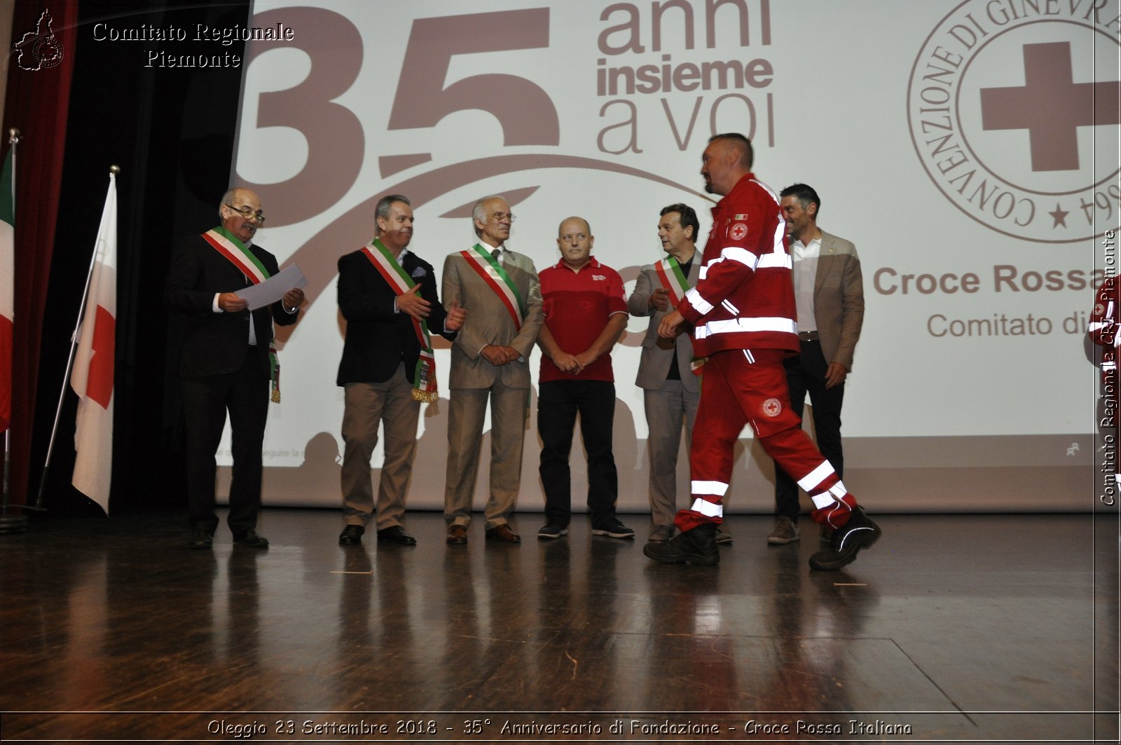 Oleggio 23 Settembre 2018 - 35 Anniversario di Fondazione - Croce Rossa Italiana- Comitato Regionale del Piemonte