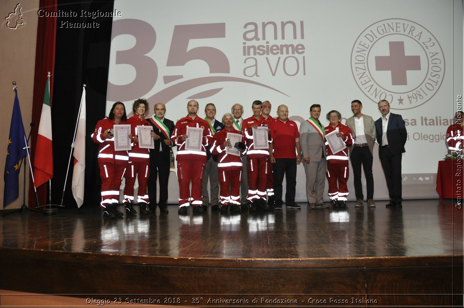 Oleggio 23 Settembre 2018 - 35 Anniversario di Fondazione - Croce Rossa Italiana- Comitato Regionale del Piemonte