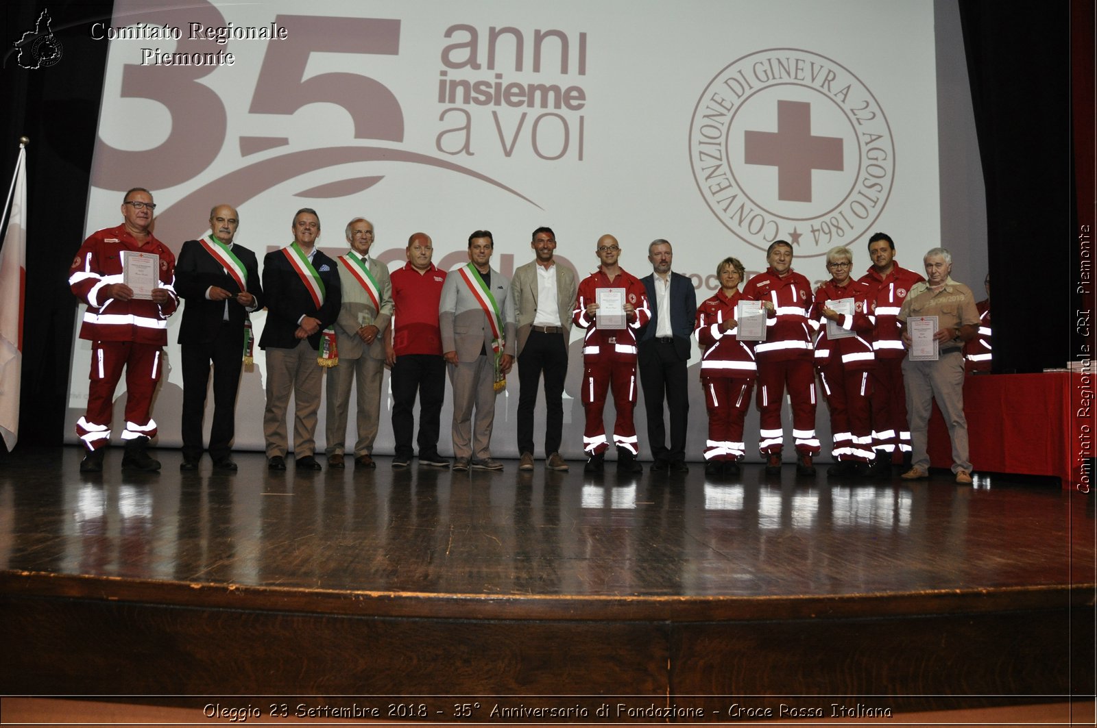 Oleggio 23 Settembre 2018 - 35 Anniversario di Fondazione - Croce Rossa Italiana- Comitato Regionale del Piemonte