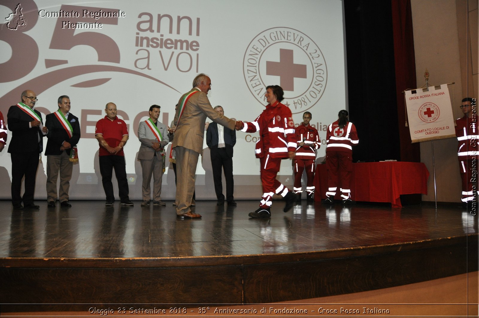 Oleggio 23 Settembre 2018 - 35 Anniversario di Fondazione - Croce Rossa Italiana- Comitato Regionale del Piemonte