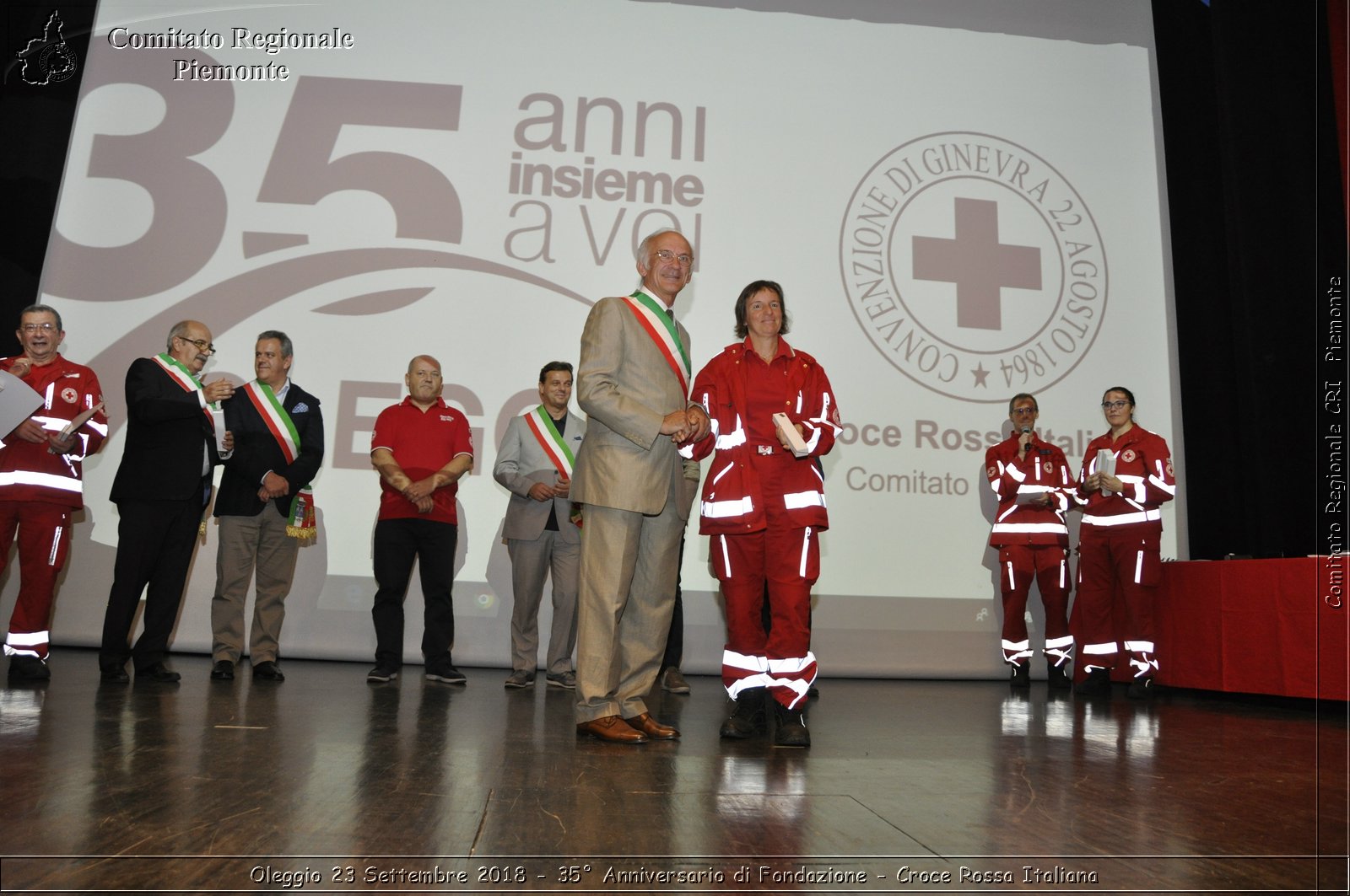 Oleggio 23 Settembre 2018 - 35 Anniversario di Fondazione - Croce Rossa Italiana- Comitato Regionale del Piemonte