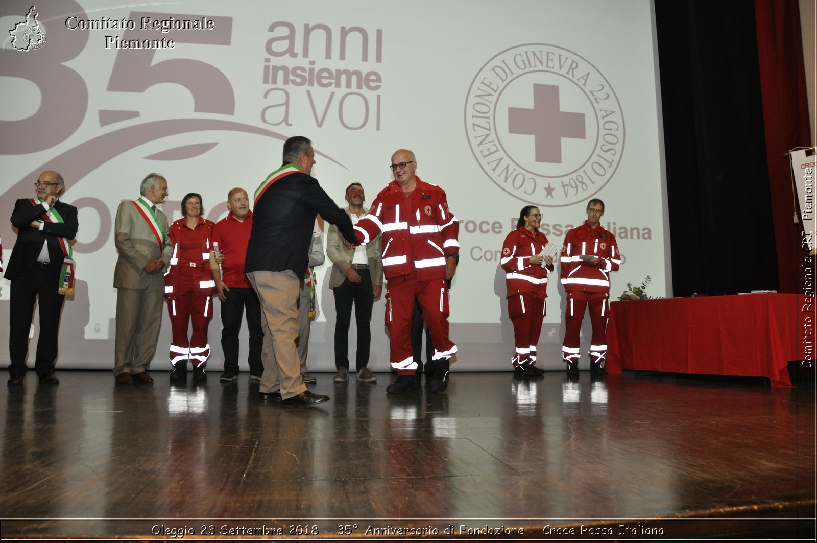 Oleggio 23 Settembre 2018 - 35 Anniversario di Fondazione - Croce Rossa Italiana- Comitato Regionale del Piemonte