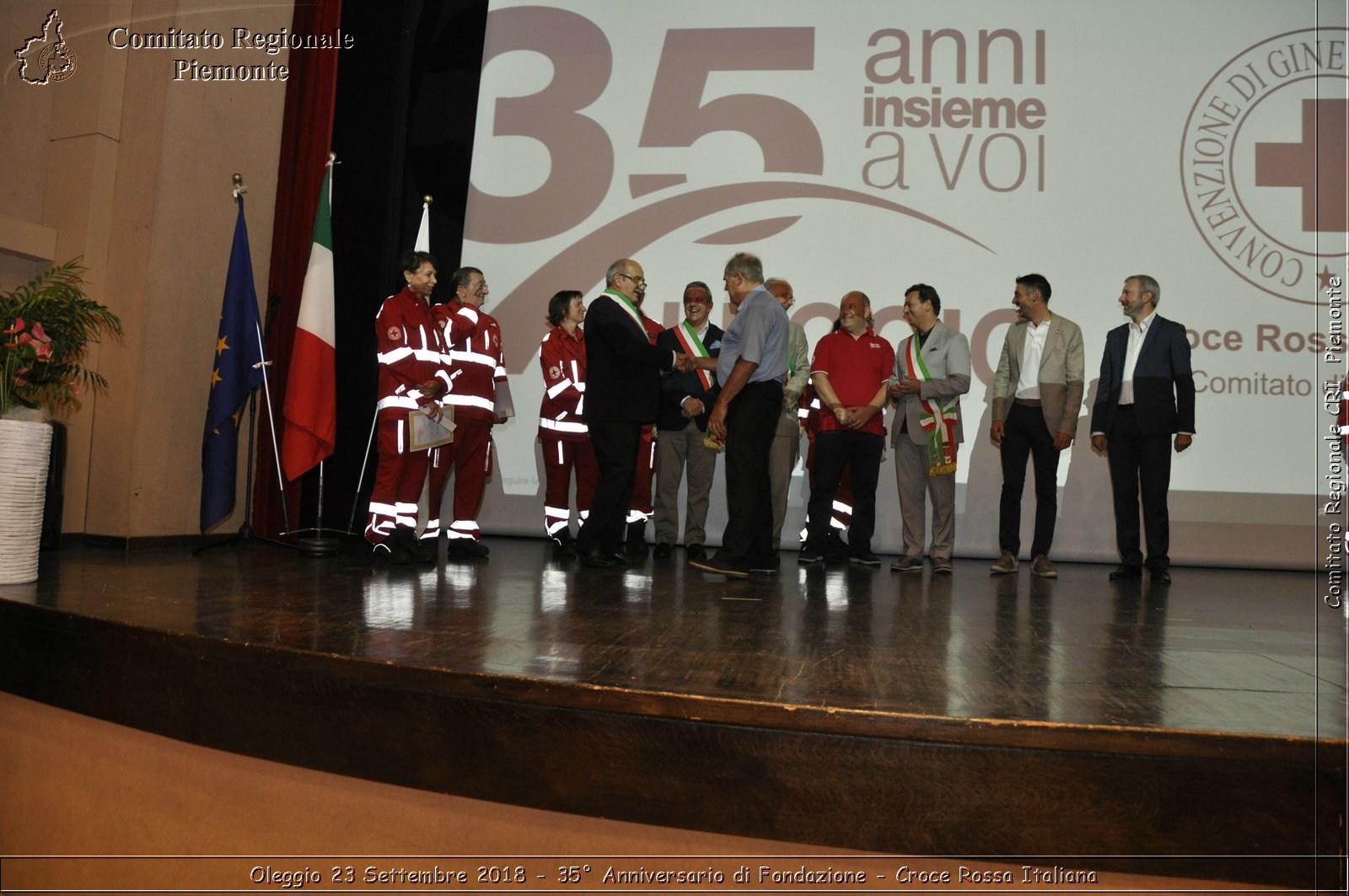 Oleggio 23 Settembre 2018 - 35 Anniversario di Fondazione - Croce Rossa Italiana- Comitato Regionale del Piemonte