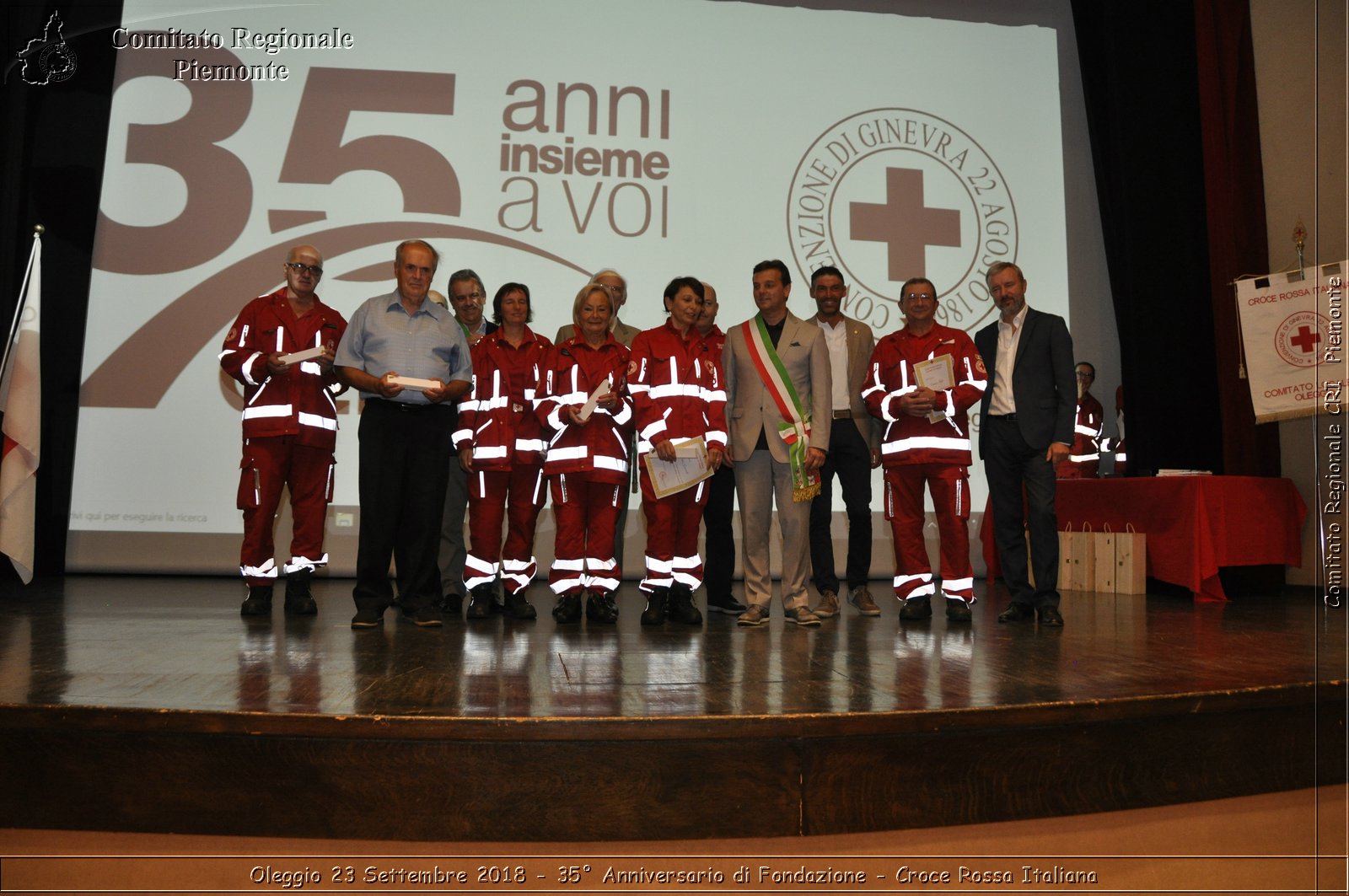 Oleggio 23 Settembre 2018 - 35 Anniversario di Fondazione - Croce Rossa Italiana- Comitato Regionale del Piemonte