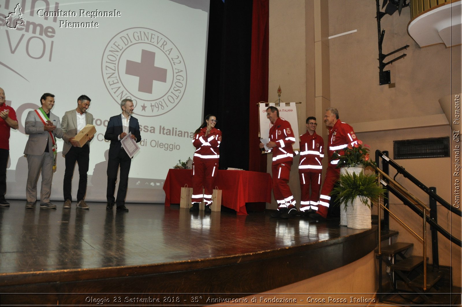 Oleggio 23 Settembre 2018 - 35 Anniversario di Fondazione - Croce Rossa Italiana- Comitato Regionale del Piemonte