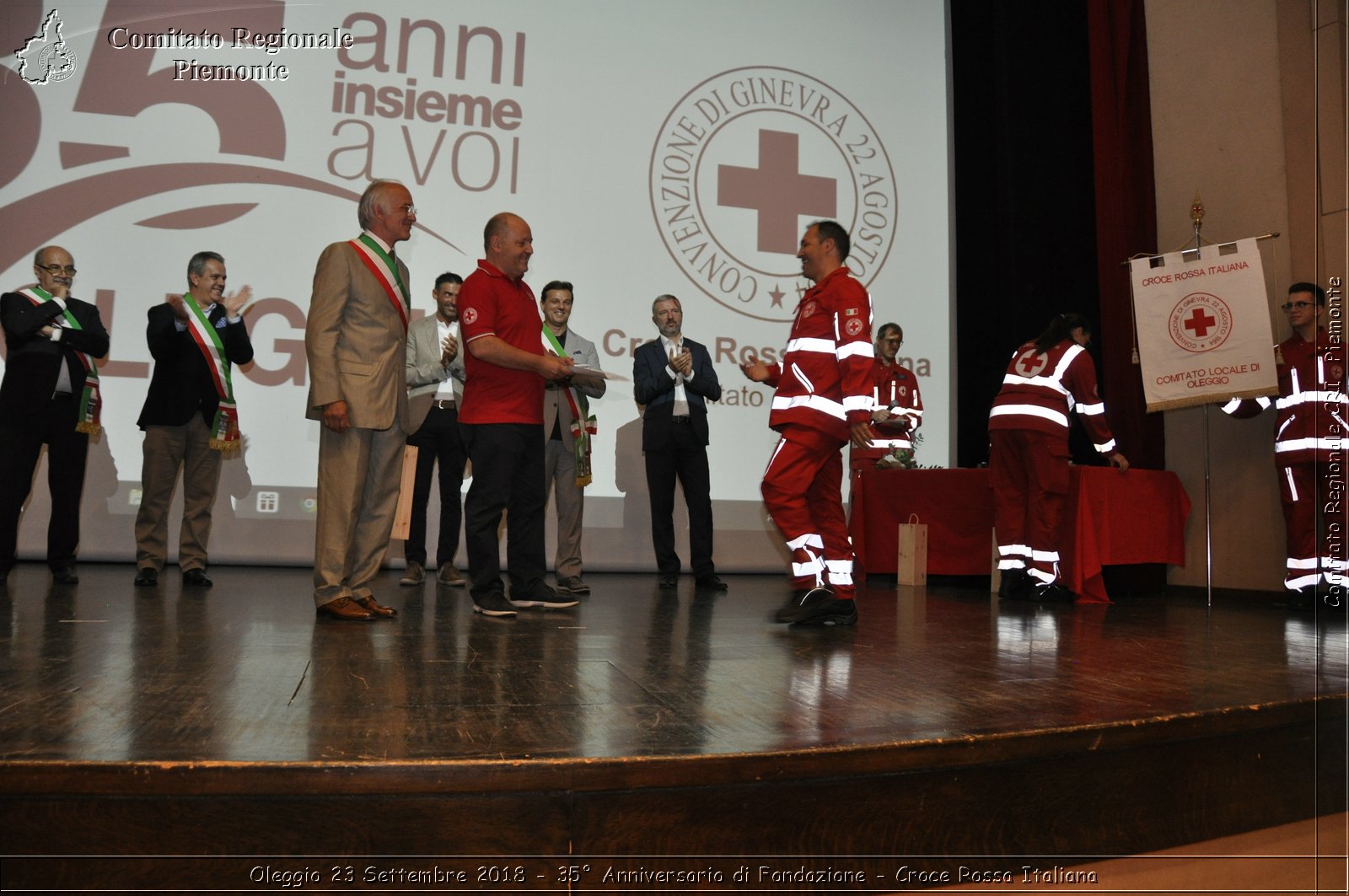 Oleggio 23 Settembre 2018 - 35 Anniversario di Fondazione - Croce Rossa Italiana- Comitato Regionale del Piemonte