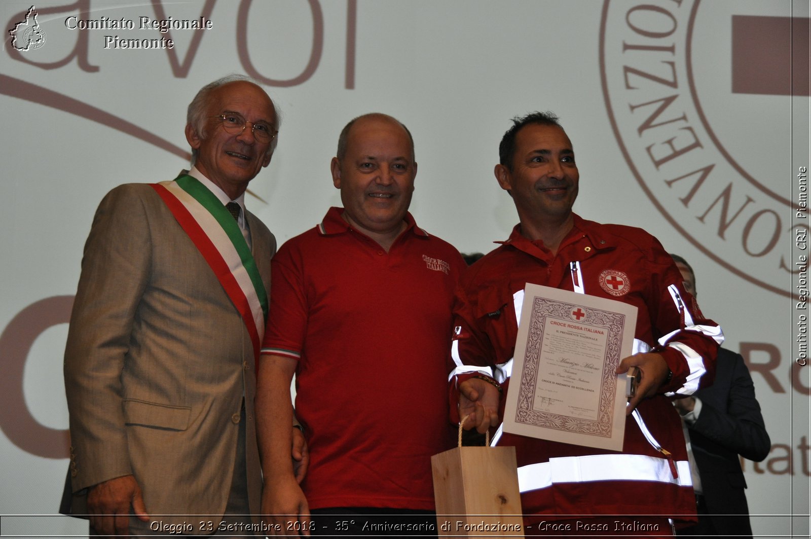 Oleggio 23 Settembre 2018 - 35 Anniversario di Fondazione - Croce Rossa Italiana- Comitato Regionale del Piemonte