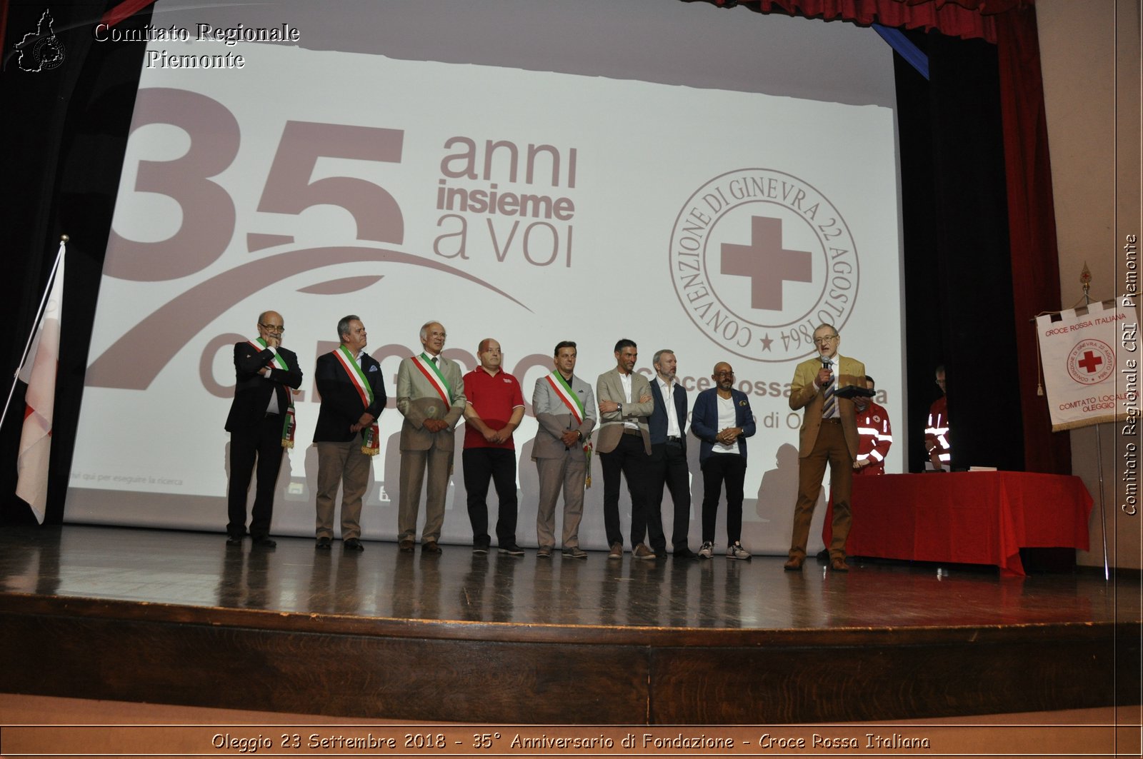 Oleggio 23 Settembre 2018 - 35 Anniversario di Fondazione - Croce Rossa Italiana- Comitato Regionale del Piemonte