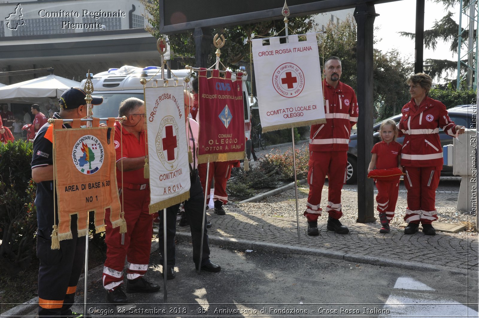 Oleggio 23 Settembre 2018 - 35 Anniversario di Fondazione - Croce Rossa Italiana- Comitato Regionale del Piemonte