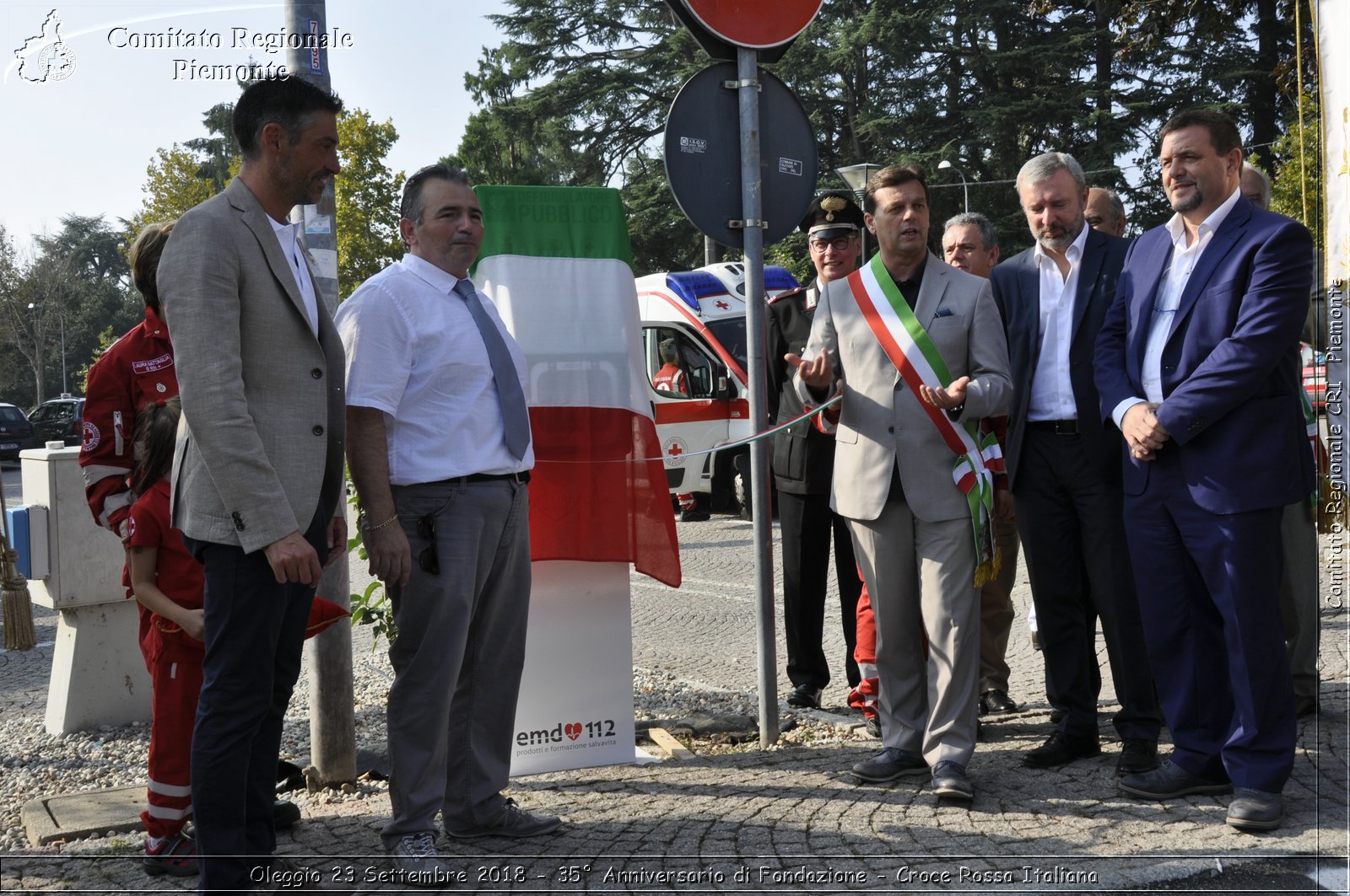 Oleggio 23 Settembre 2018 - 35 Anniversario di Fondazione - Croce Rossa Italiana- Comitato Regionale del Piemonte