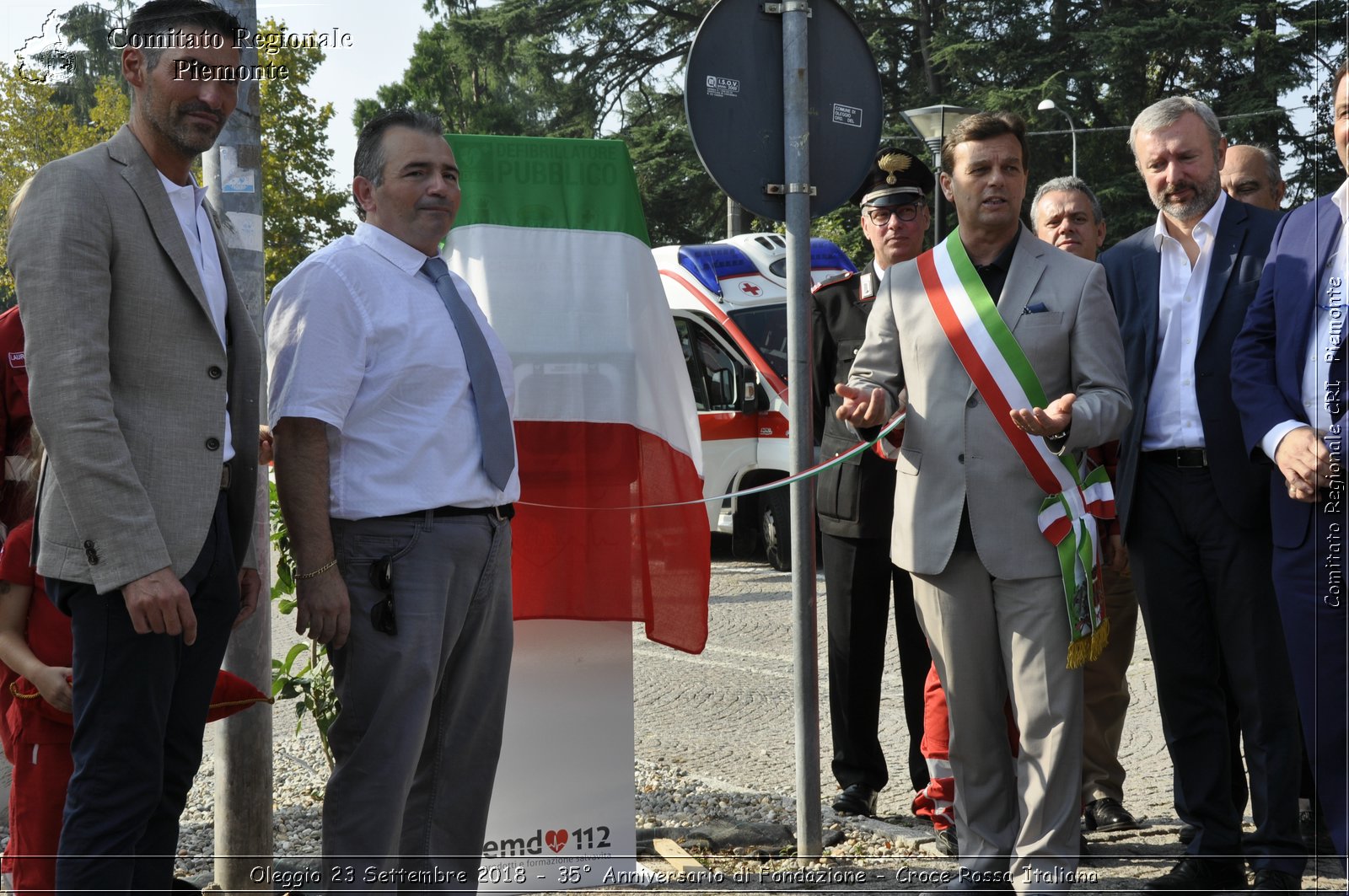 Oleggio 23 Settembre 2018 - 35 Anniversario di Fondazione - Croce Rossa Italiana- Comitato Regionale del Piemonte