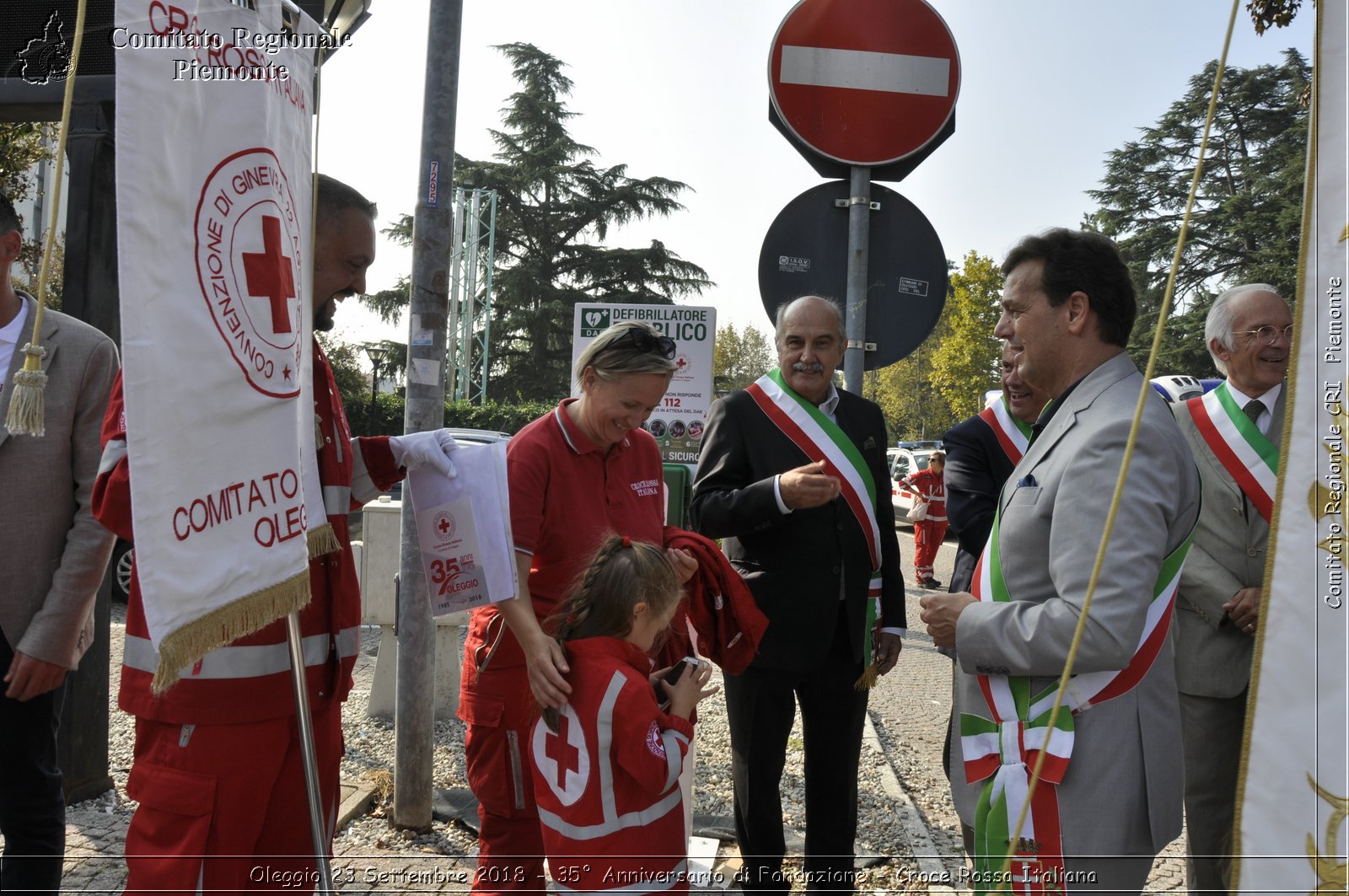 Oleggio 23 Settembre 2018 - 35 Anniversario di Fondazione - Croce Rossa Italiana- Comitato Regionale del Piemonte