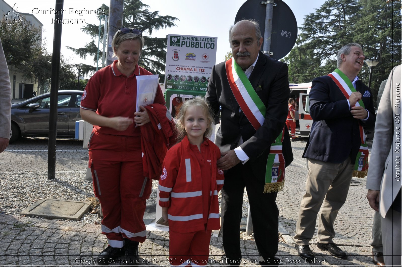 Oleggio 23 Settembre 2018 - 35 Anniversario di Fondazione - Croce Rossa Italiana- Comitato Regionale del Piemonte