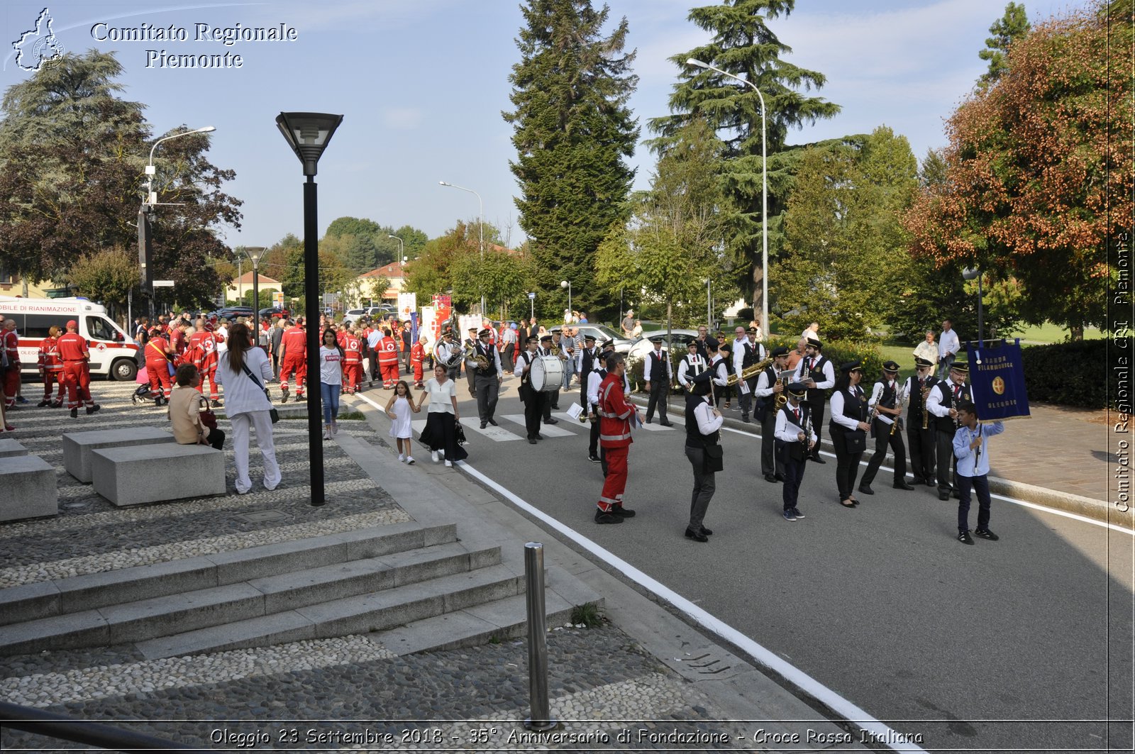 Oleggio 23 Settembre 2018 - 35 Anniversario di Fondazione - Croce Rossa Italiana- Comitato Regionale del Piemonte