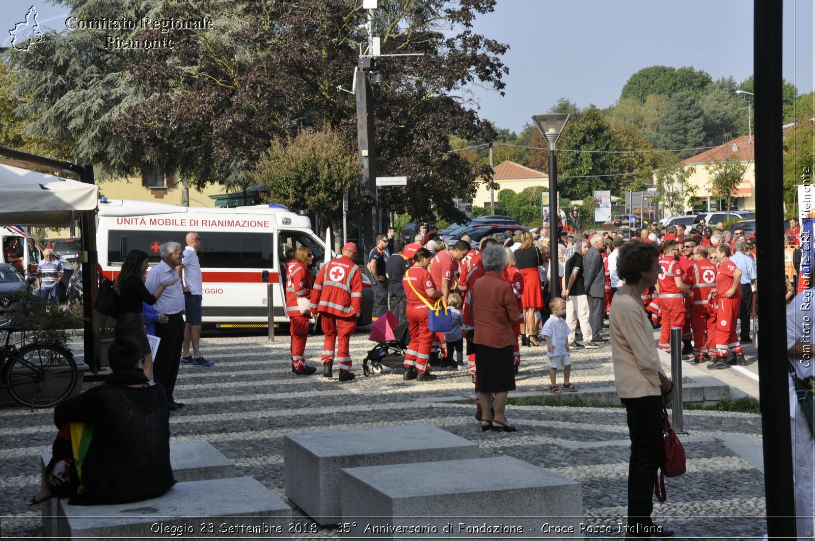 Oleggio 23 Settembre 2018 - 35 Anniversario di Fondazione - Croce Rossa Italiana- Comitato Regionale del Piemonte