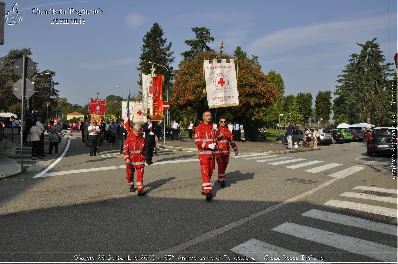 Oleggio 23 Settembre 2018 - 35 Anniversario di Fondazione - Croce Rossa Italiana- Comitato Regionale del Piemonte