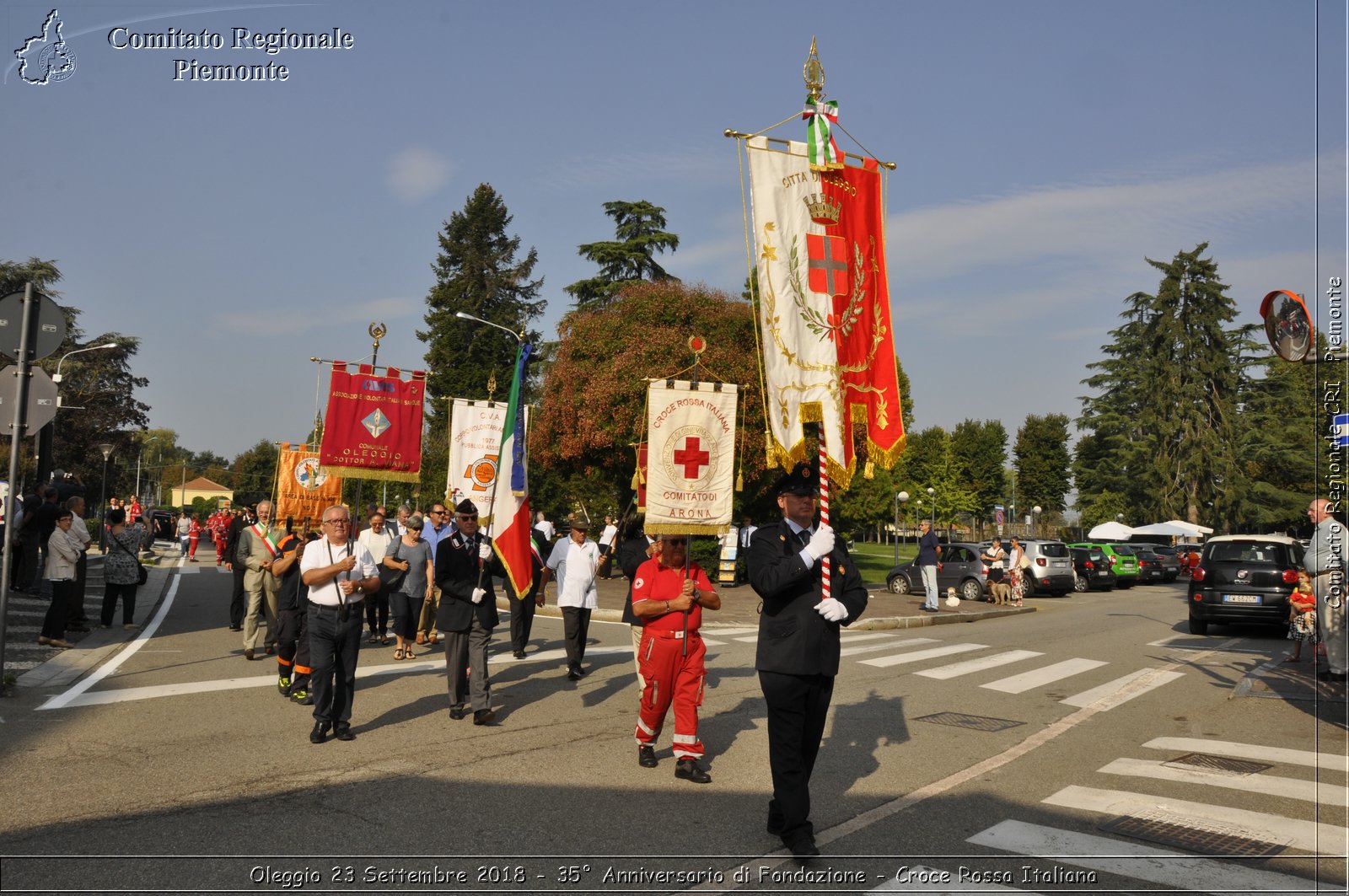 Oleggio 23 Settembre 2018 - 35 Anniversario di Fondazione - Croce Rossa Italiana- Comitato Regionale del Piemonte