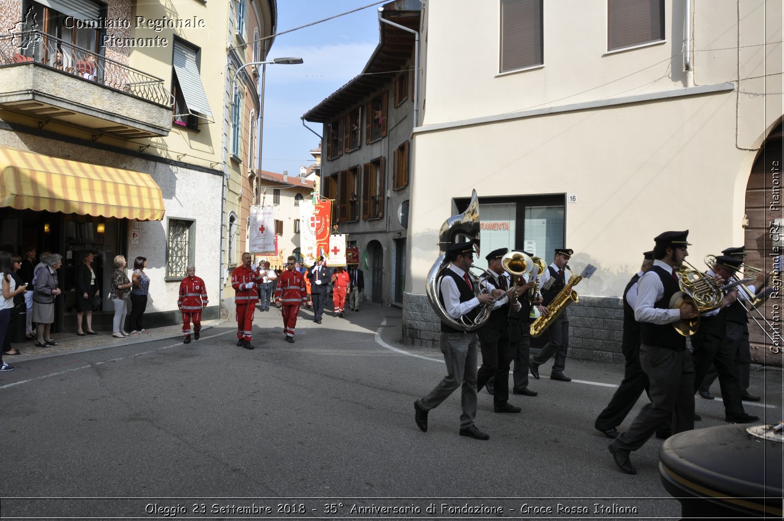 Oleggio 23 Settembre 2018 - 35 Anniversario di Fondazione - Croce Rossa Italiana- Comitato Regionale del Piemonte