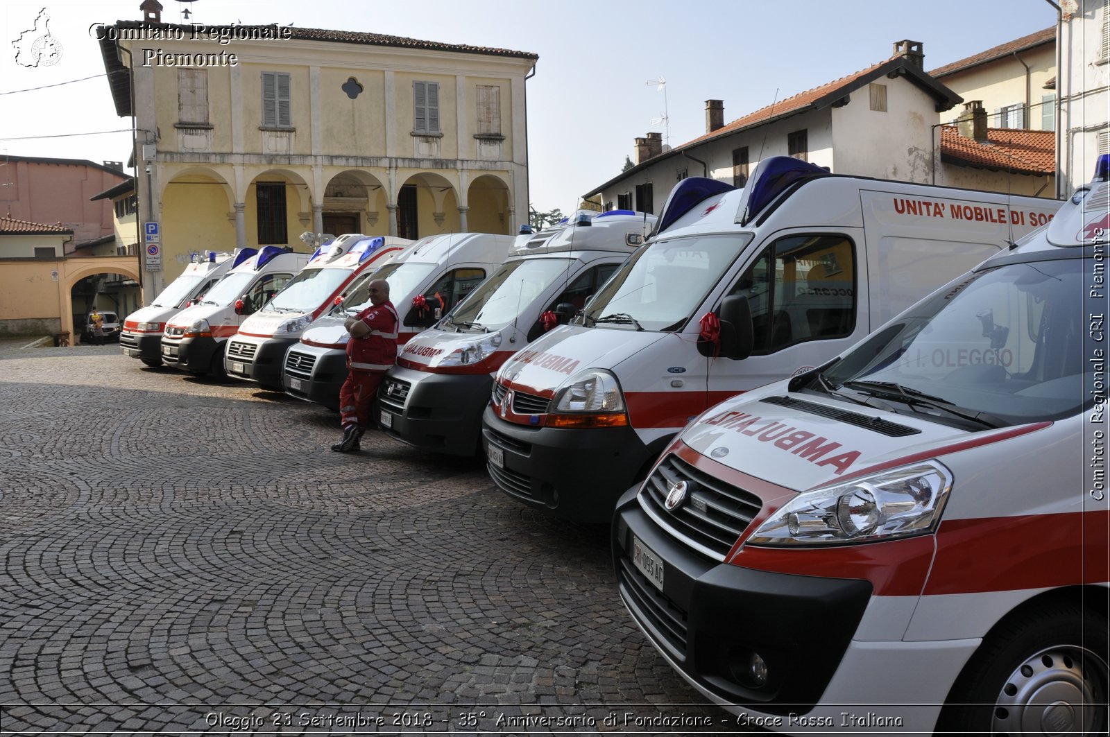 Oleggio 23 Settembre 2018 - 35 Anniversario di Fondazione - Croce Rossa Italiana- Comitato Regionale del Piemonte