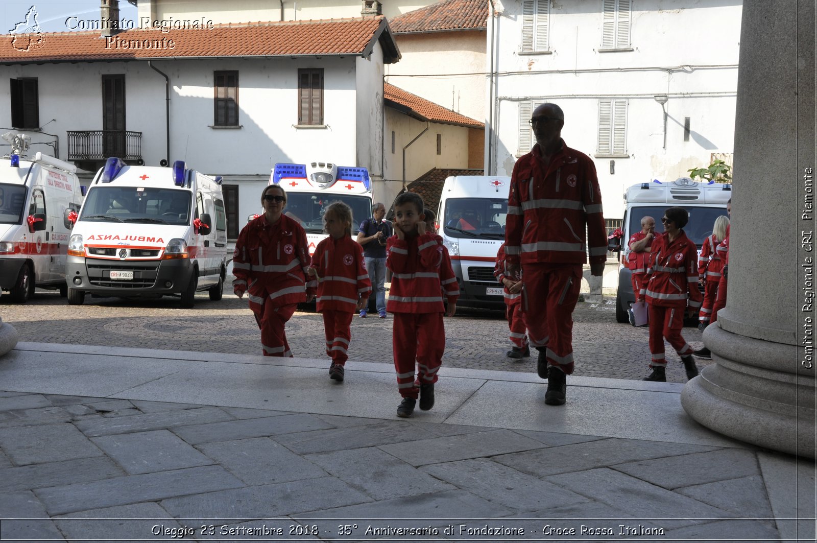 Oleggio 23 Settembre 2018 - 35 Anniversario di Fondazione - Croce Rossa Italiana- Comitato Regionale del Piemonte