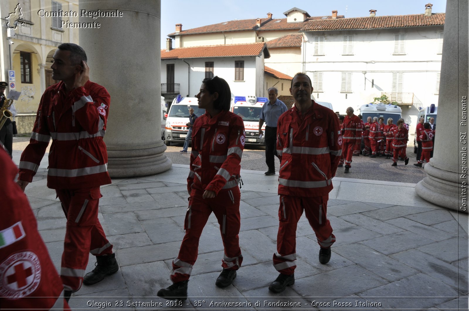 Oleggio 23 Settembre 2018 - 35 Anniversario di Fondazione - Croce Rossa Italiana- Comitato Regionale del Piemonte