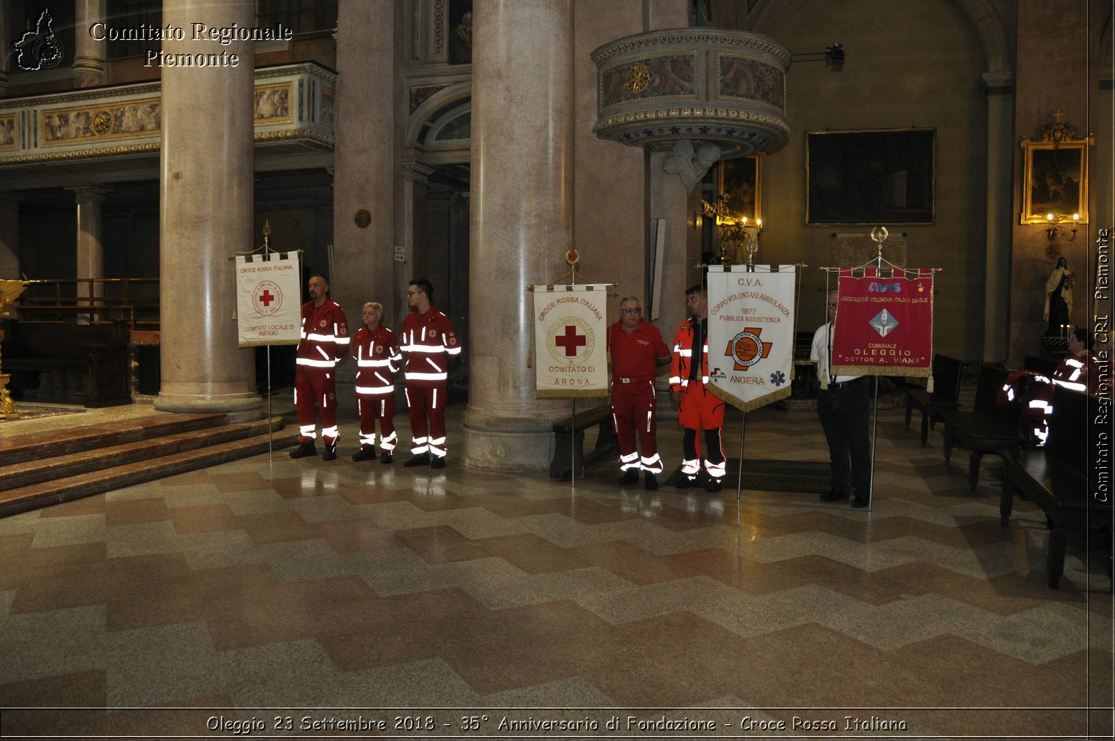 Oleggio 23 Settembre 2018 - 35 Anniversario di Fondazione - Croce Rossa Italiana- Comitato Regionale del Piemonte