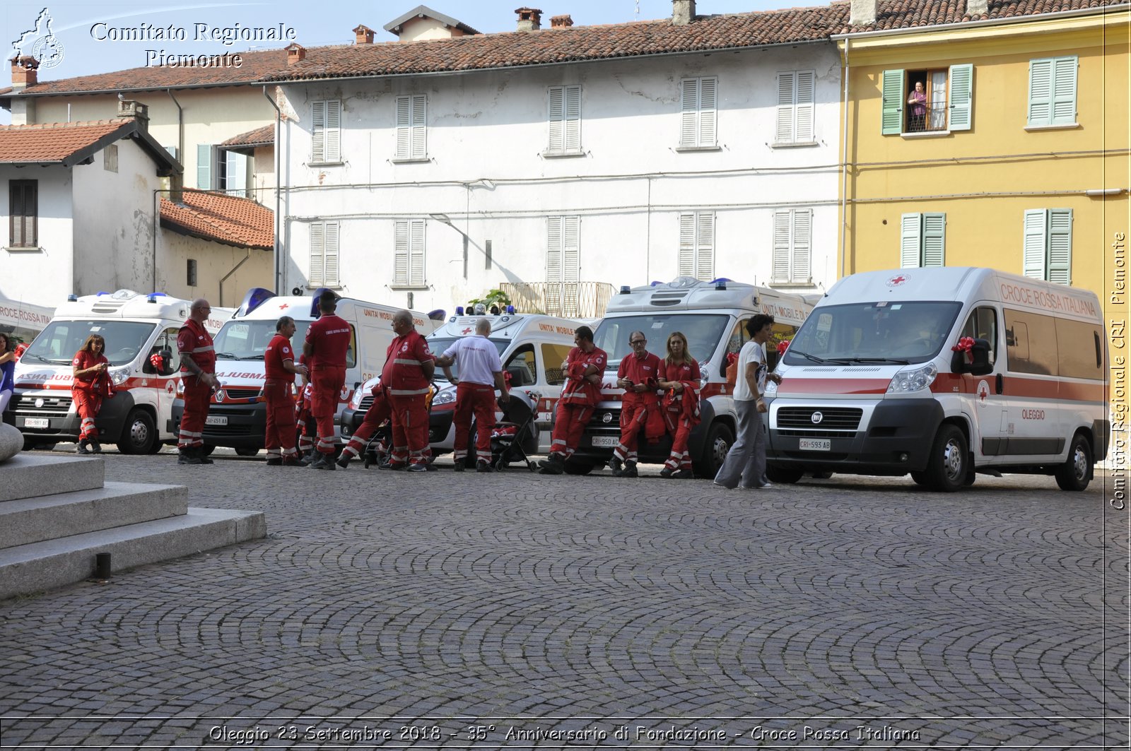 Oleggio 23 Settembre 2018 - 35 Anniversario di Fondazione - Croce Rossa Italiana- Comitato Regionale del Piemonte