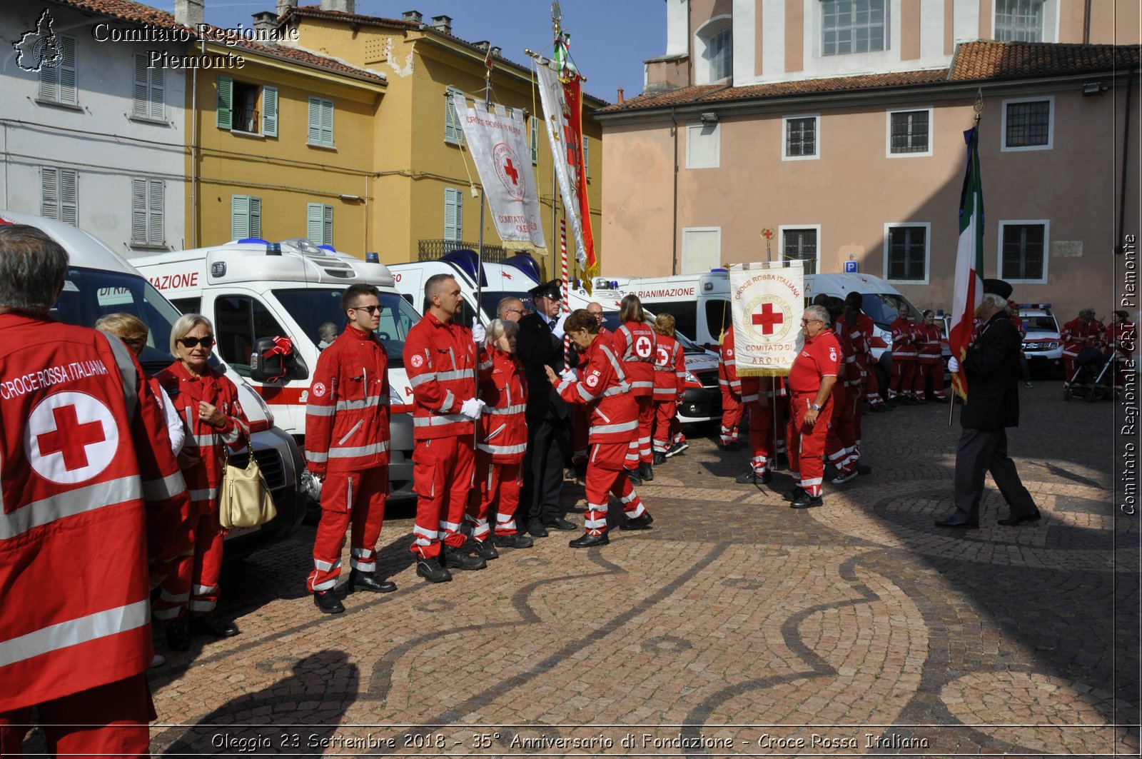 Oleggio 23 Settembre 2018 - 35 Anniversario di Fondazione - Croce Rossa Italiana- Comitato Regionale del Piemonte