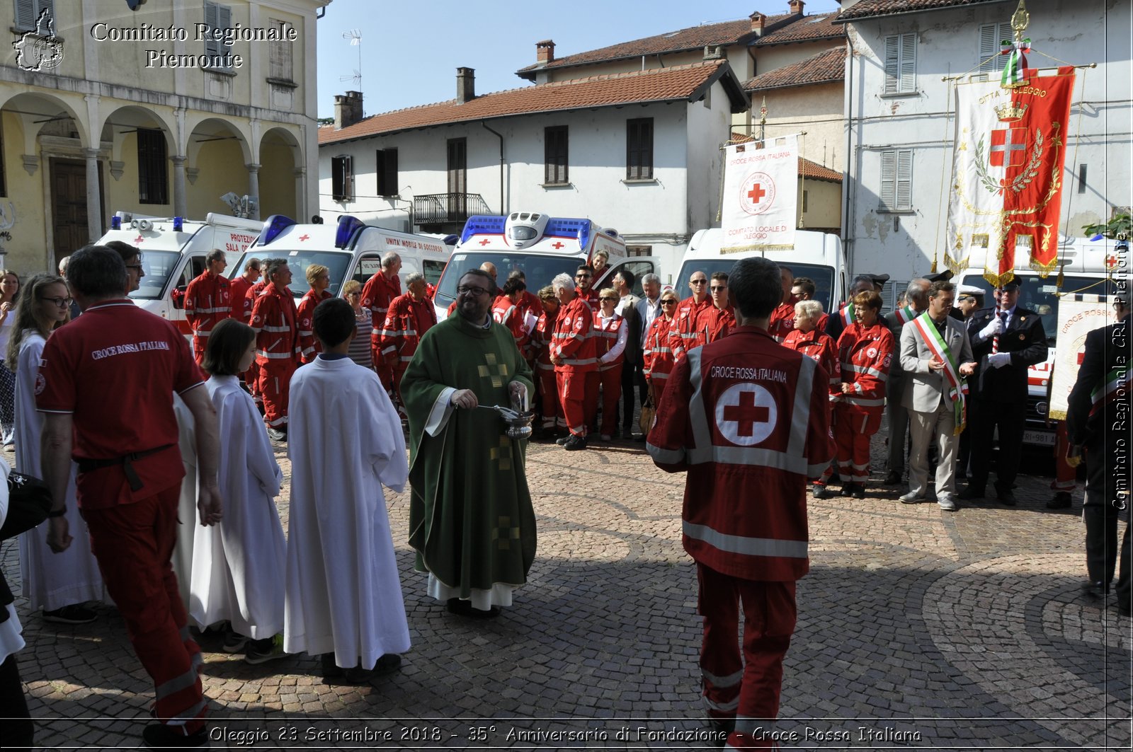 Oleggio 23 Settembre 2018 - 35 Anniversario di Fondazione - Croce Rossa Italiana- Comitato Regionale del Piemonte