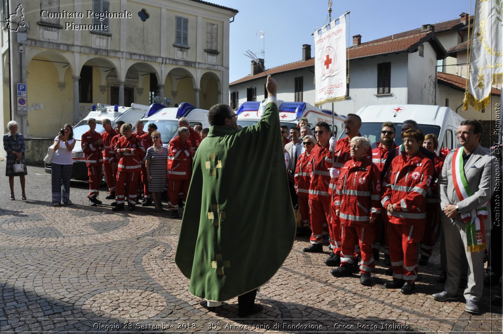 Oleggio 23 Settembre 2018 - 35 Anniversario di Fondazione - Croce Rossa Italiana- Comitato Regionale del Piemonte