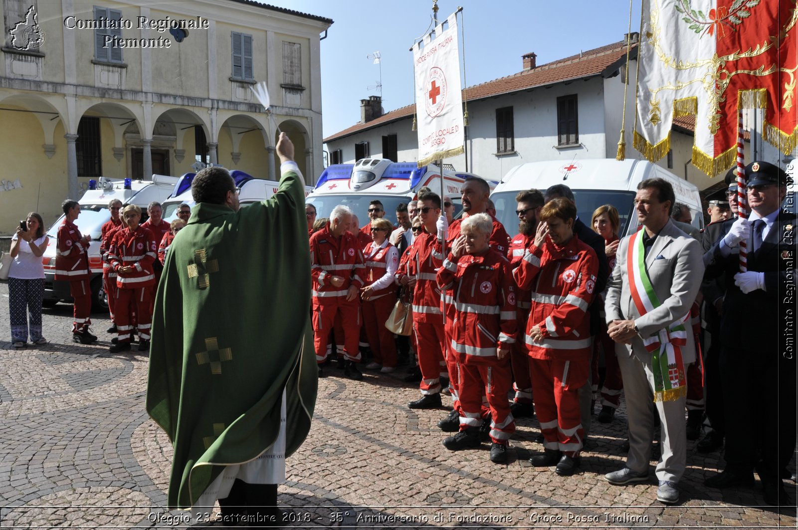 Oleggio 23 Settembre 2018 - 35 Anniversario di Fondazione - Croce Rossa Italiana- Comitato Regionale del Piemonte