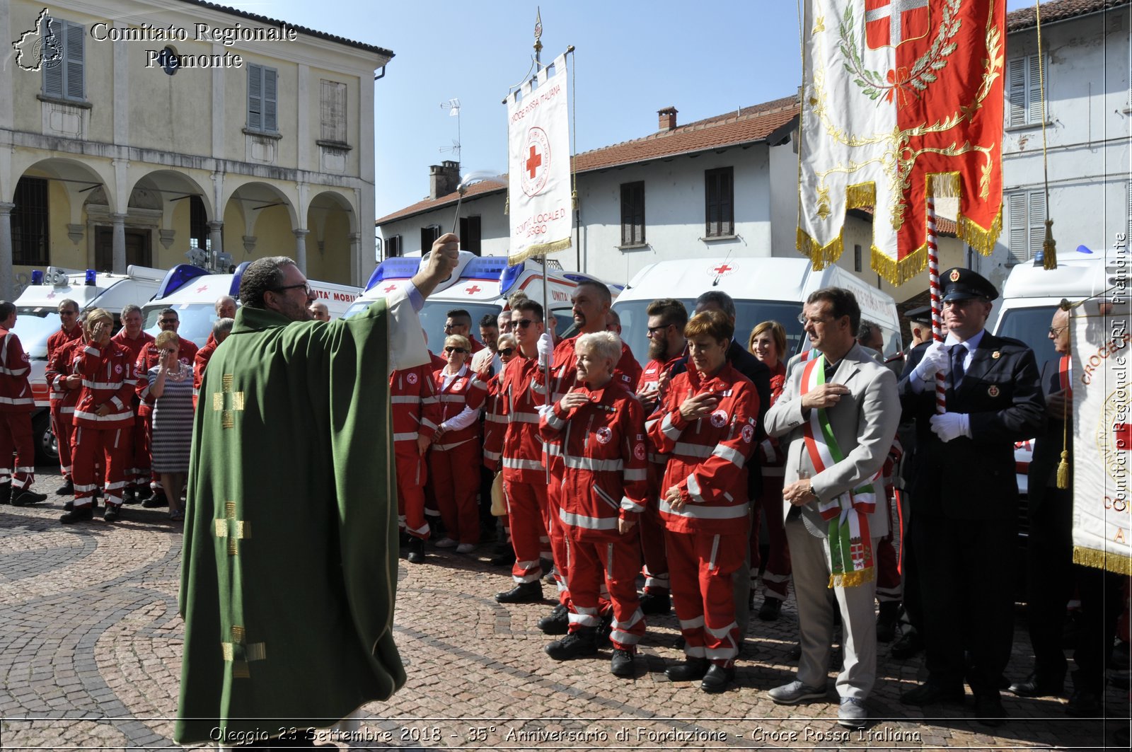 Oleggio 23 Settembre 2018 - 35 Anniversario di Fondazione - Croce Rossa Italiana- Comitato Regionale del Piemonte