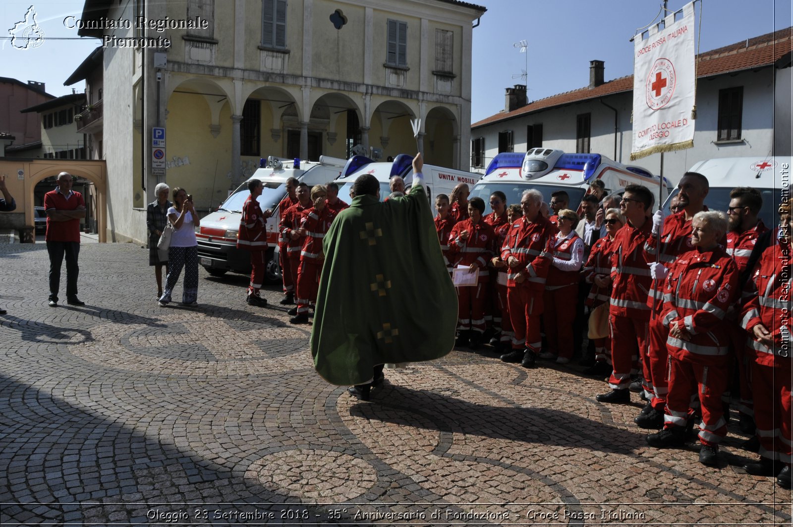 Oleggio 23 Settembre 2018 - 35 Anniversario di Fondazione - Croce Rossa Italiana- Comitato Regionale del Piemonte