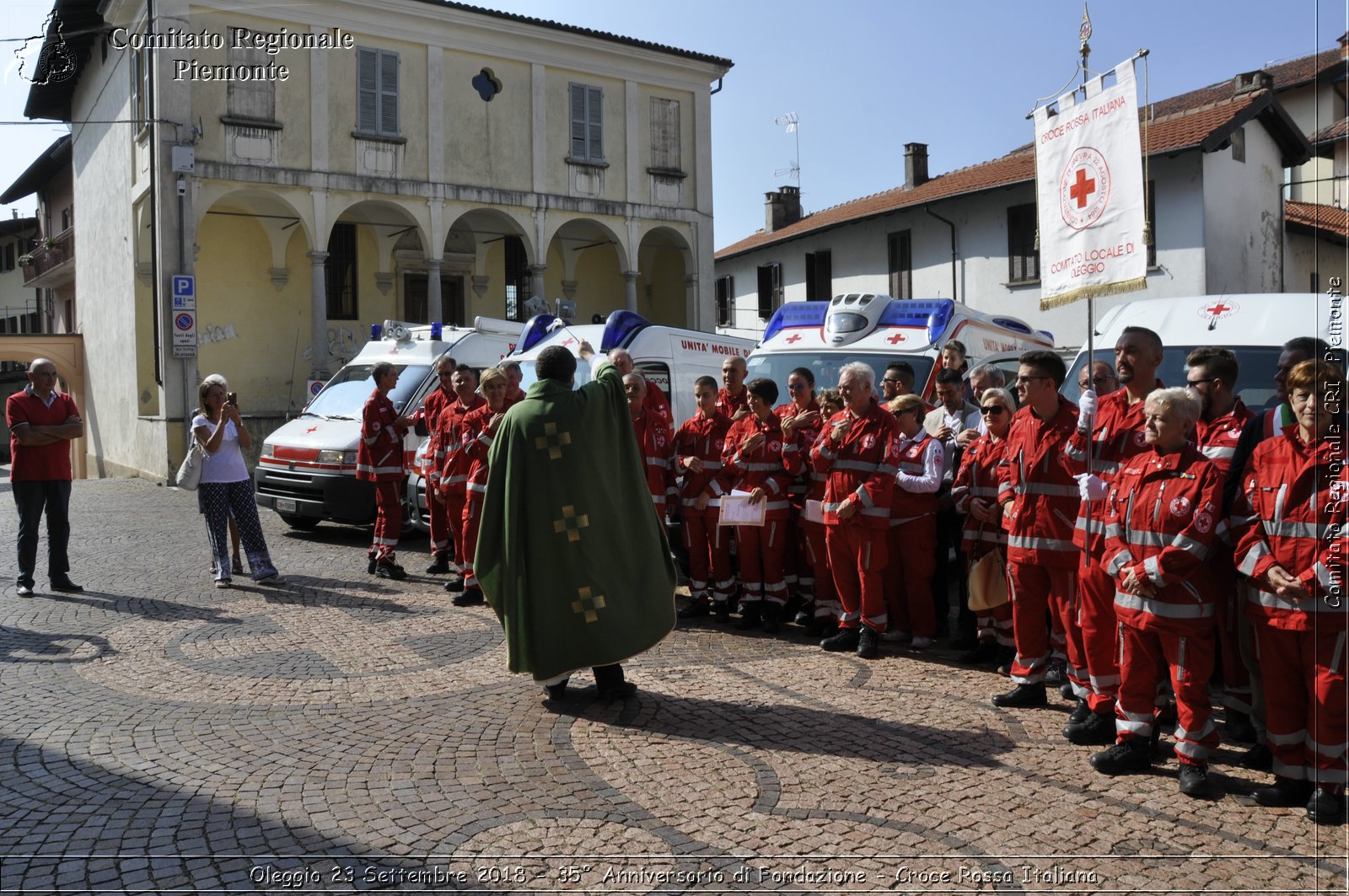 Oleggio 23 Settembre 2018 - 35 Anniversario di Fondazione - Croce Rossa Italiana- Comitato Regionale del Piemonte