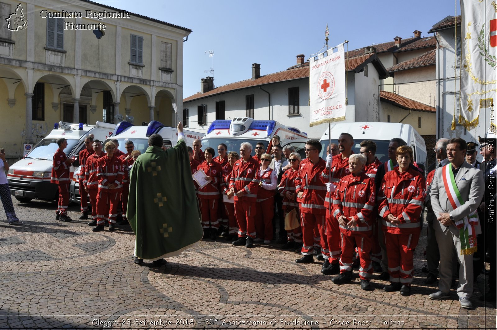 Oleggio 23 Settembre 2018 - 35 Anniversario di Fondazione - Croce Rossa Italiana- Comitato Regionale del Piemonte