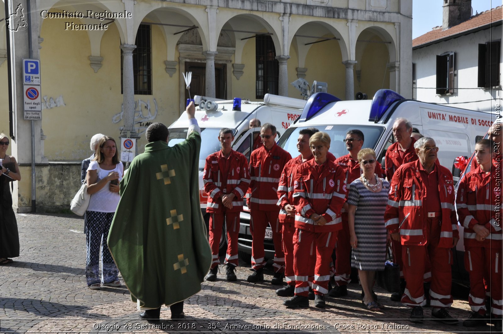 Oleggio 23 Settembre 2018 - 35 Anniversario di Fondazione - Croce Rossa Italiana- Comitato Regionale del Piemonte