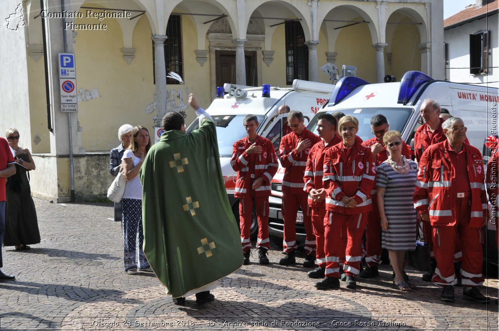 Oleggio 23 Settembre 2018 - 35 Anniversario di Fondazione - Croce Rossa Italiana- Comitato Regionale del Piemonte