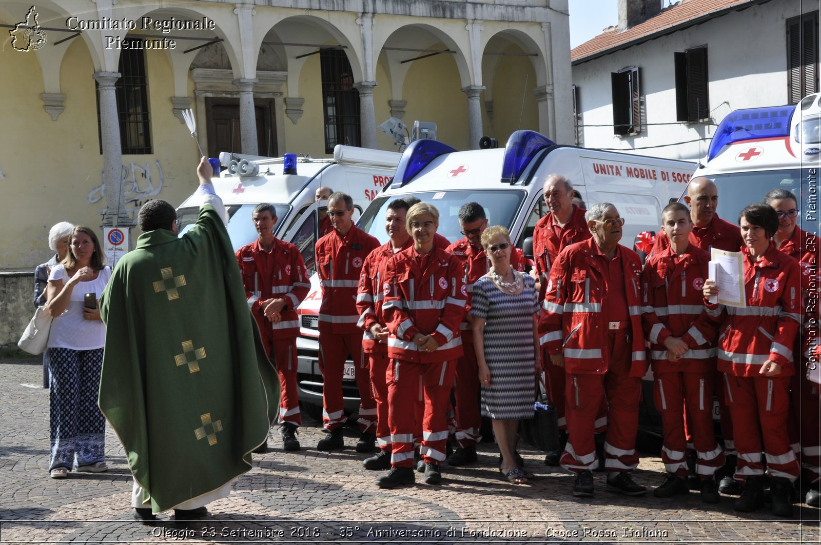 Oleggio 23 Settembre 2018 - 35 Anniversario di Fondazione - Croce Rossa Italiana- Comitato Regionale del Piemonte