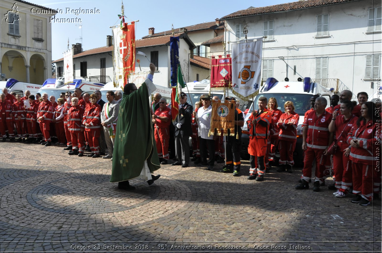 Oleggio 23 Settembre 2018 - 35 Anniversario di Fondazione - Croce Rossa Italiana- Comitato Regionale del Piemonte